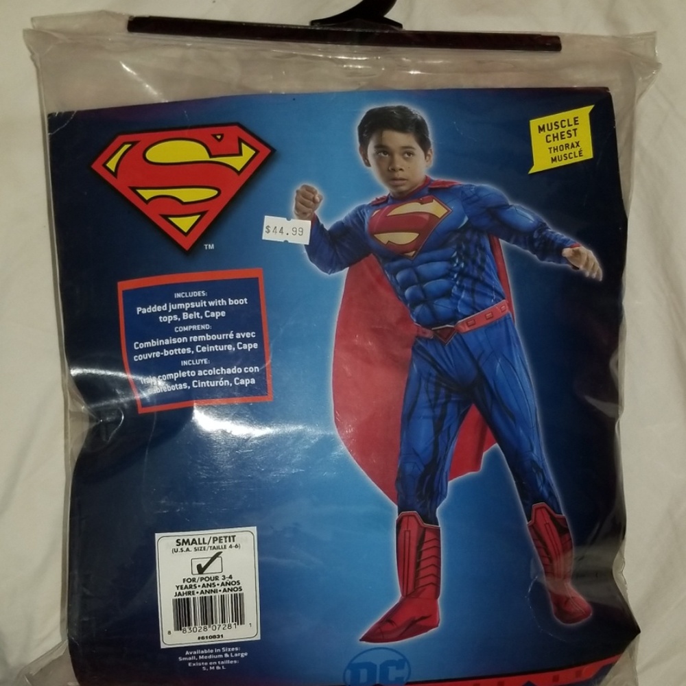 Superman costume for boys